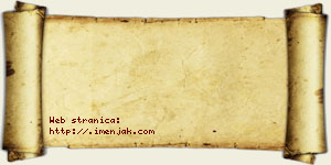 Mina Gunjević vizit kartica